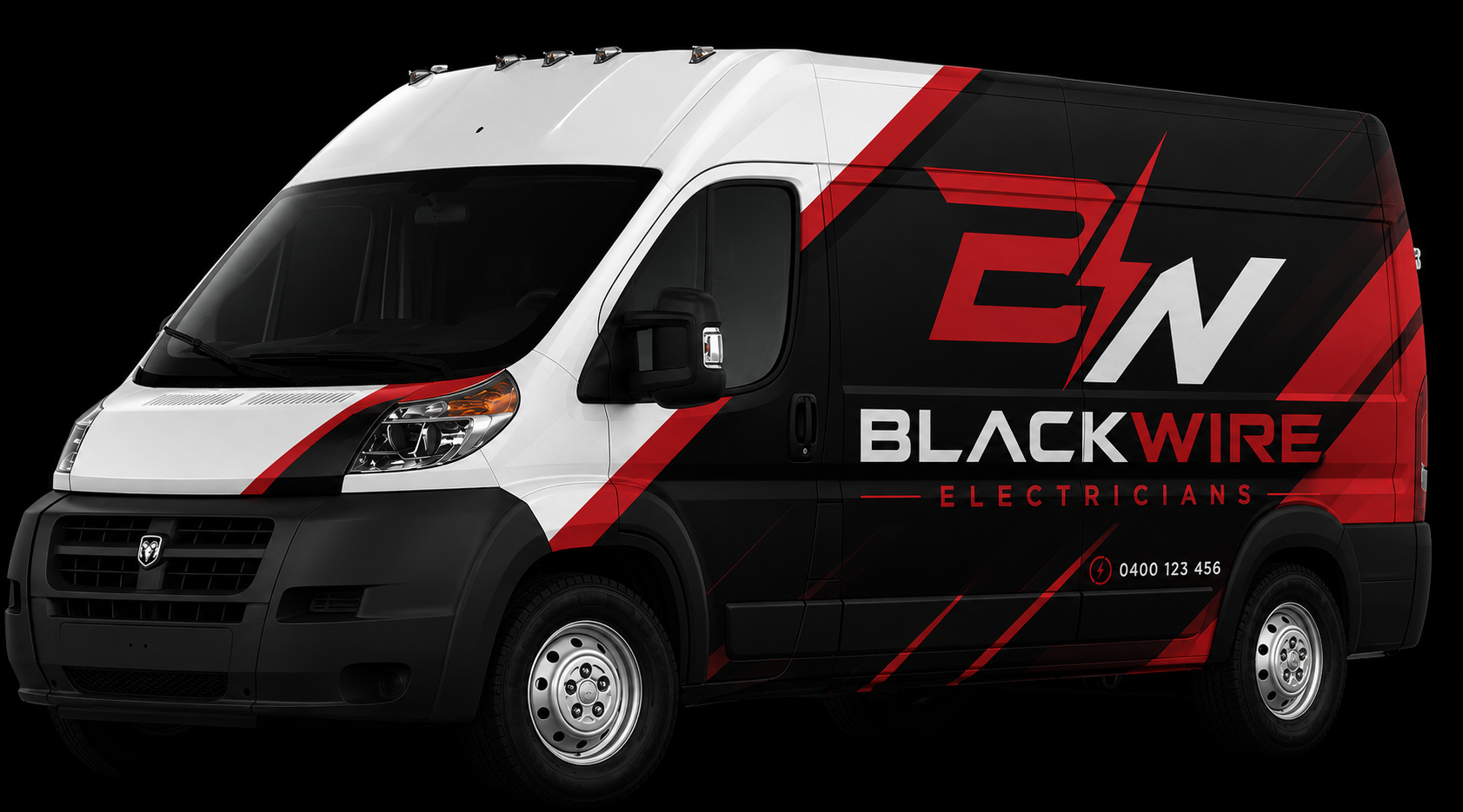 Blackwire Electricians van